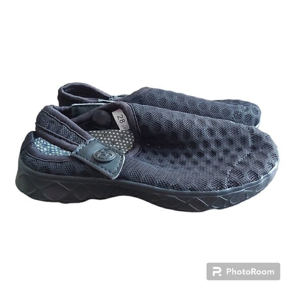 EAGSOUNI Kids Black Slip On Breathable Mesh Shoes/Slippers Size 28 - Picture 3 of 5